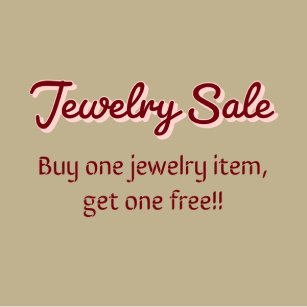 Buy One Get One Free Jewelry Sale